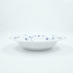 Musselmalet Riflet Dyb Tallerken nr. 1-169. sortering 1 