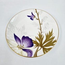 Royal Copenhagen Flora Tallerken Pansy nr 619. sortering 1  