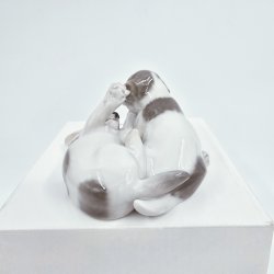 Royal Copenhagen Figur Pointer Hvalpe nr. 453. sortering 1 