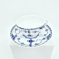 Musselmalet Halvblonde Espressokop nr. 1-713. sortering 2  