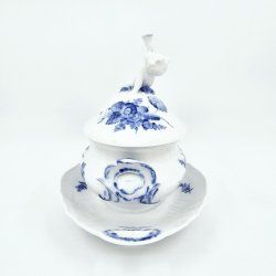 Bl Blomst Svejfet Sovseskl nr. 10-1653. sortering 3 Sjlden 