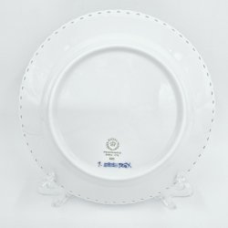 Musselmalet Helblonde Sildetallerken nr. 1-1086. sortering 2 