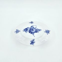 Bl Blomst Kantet Skl Med Lg nr. 10-8600. sortering 1 Sjlden