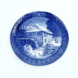 Royal Copenhagen Juleplatte 1976. sortering 1