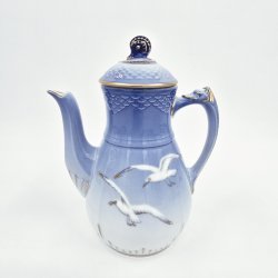 Mgestel Kuvert Kaffekande nr. 184 Med Guldkant 2 sortering Sjlden 