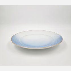 Bl Tone Dkketallerken / Musling nr. 248 Med Guldkant 2 sortering 