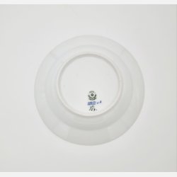 Musselmalet Riflet Lille Dyb Tallerken nr.1-169. sortering 2 