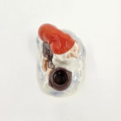 Royal Copenhagen Nisse Med Lysestage nr. 374. Sortering 1