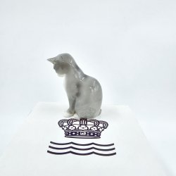 Royal Copenhagen Figur Kat Princess nr. 687. sortering 1 