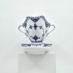 Musselmalet Halvblonde Sovseskl nr. 1-585. sortering 1 