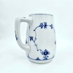 Musselmalet Riflet Kande nr. 1-2224. sortering 1 Hotelporcel�n 