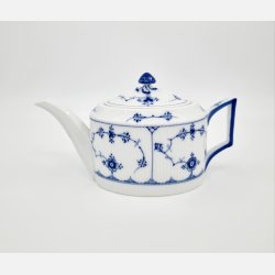 Musselmalet Riflet Oval Tekande nr. 1-253. sortering 1 