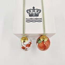 Royal Copenhagen P�ske�g Kv�deblomst &amp; Kv�de Blade 2020. Sortering 1