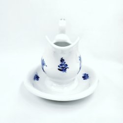 Bl� Blomst Flettet Sovsesk�l nr. 10-8069. sortering 2 