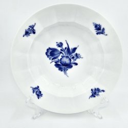 Bl Blomst Kantet Lille Dybtallerken nr. 10-8547. sortering 2 
