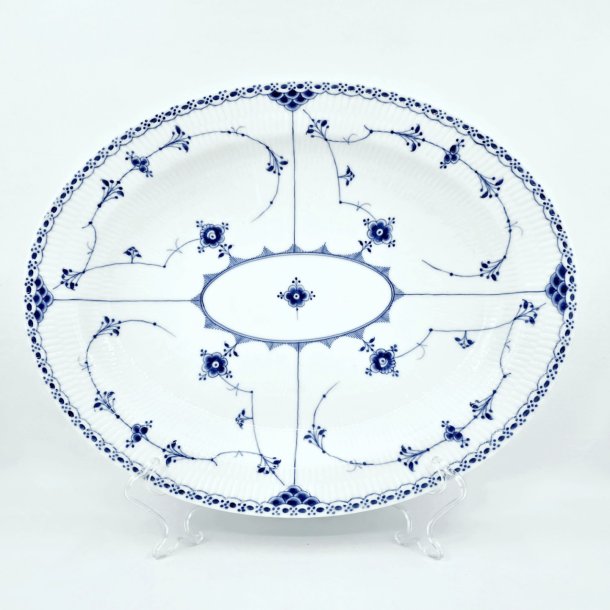 Musselmalet Halvblonde Ovalt Fad nr. 1-534. sortering 1  