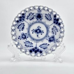 Musselmalet Helblonde Rund Asiet nr. 1-1004. sortering 1 