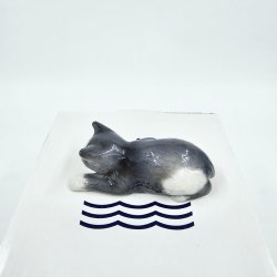 Royal Copenhagen Figur Kat Leo nr. 686. Sortering 1  