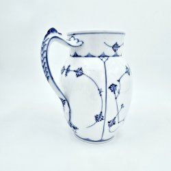 Musselmalet Riflet Stor Kande nr. 1-161. sortering 1