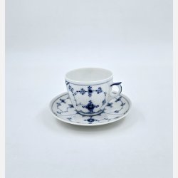 Bing &amp; Grndahl Musselmalet Riflet Kaffekop 1 sortering 