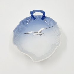 Mgestel Lille Blad Asiet nr. 198 Uden Guldkant 1 sortering 