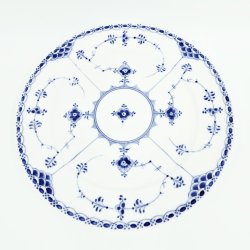 Musselmalet Halvblonde Middagstallerken nr. 1-577. sortering 2 