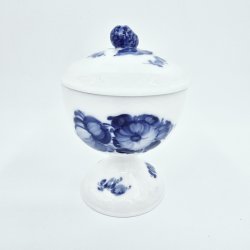 Bl Blomst Flettet Marmeladekrukke nr. 10-8142. sortering 1 Sjlden