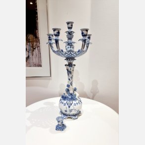 Musselmalet Helblonde Kandelaber nr. 1006. sortering 1 