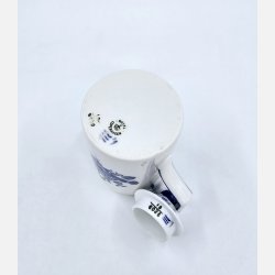 Bl Blomst Flettet Lille Kaffekande nr. 10-8030. Sortering 2 Sjlden  