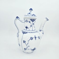 Musselmalet Halvblonde Kaffekande nr. 1-519. sortering 1 