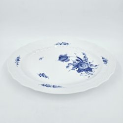 Bl Blomst Svejfet Ovalt Fad nr. 10-1555. sortering 2