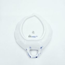 Musselmalet Halvblonde Blad Asiet nr. 1-547. sortering 1  