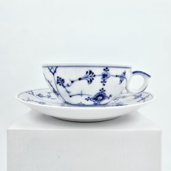 Musselmalet Riflet Tekop nr. 1-76. sortering 1