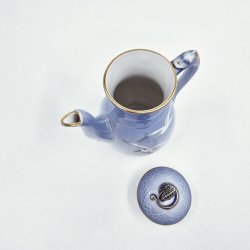 Mgestel Kuvert Kaffekande nr. 184 Med Guldkant 2 sortering Sjlden 