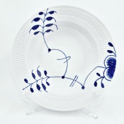 Bl Mega Riflet Dyb Tallerken nr. 604. sortering 2  