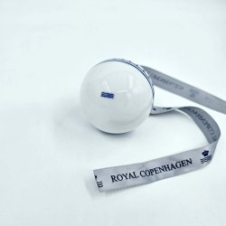 Bl� Mega Riflet Julekugle. 1 sortering