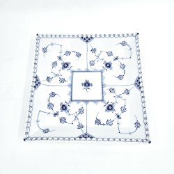 Musselmalet Helblonde Tallerken nr. 722. sortering 2 