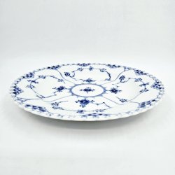 Musselmalet Helblonde Middagstallerken nr. 1-1084. sortering 2 