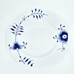 Bl� Mega Riflet Middagstallerken nr. 627. sortering 1 