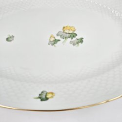 Erantis Ovalt Fad nr. 15 Med Guldkant 1 sortering  