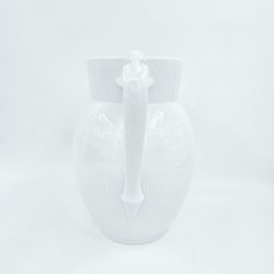 Hvid Riflet Kande nr. 444. sortering 2  