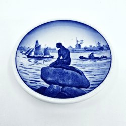 Royal Copenhagen Mini Platte Langelinie 2-2010 