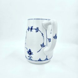 Musselmalet Riflet Kande nr. 1-2224. sortering 2 Hotelporcel�n 