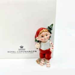 Royal Copenhagen Pixie Nisse Med Juletr nr. 765. Sortering 1  