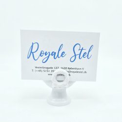 Hvid Vifte Kuvert Vase / Bordkortholder nr. 1212-11535. Sjlden