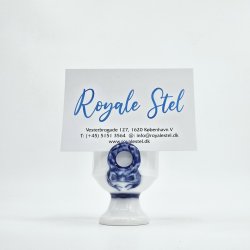 Bl Vifte Kuvert Vase / Bordkortholder nr. 1212-11535. Sjlden