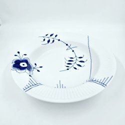 Bl Mega Riflet Dyb Tallerken nr. 630. sortering 1   