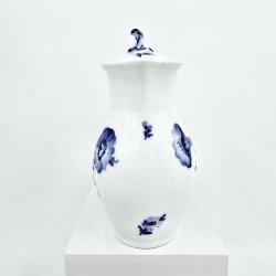 Bl Blomst Svejfet Chokoladekande nr. 10-1508. sortering 1 Sjlden