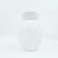 Hvid Riflet Kande nr. 444. sortering 2  