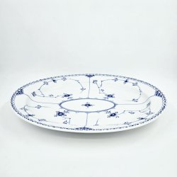 Musselmalet Halvblonde Ovalt Fad nr. 1-534. sortering 2  